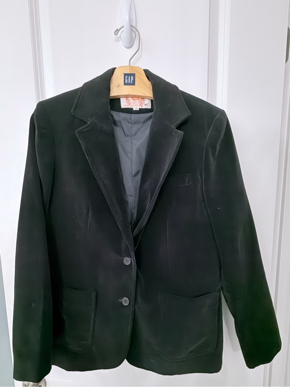 Velvet Black Women's Two-Button Blazer